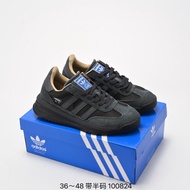 Adidas Originals SL 72 RS Adidas casual anti slip and wear-resistant low top board shoes black SL2O