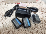 Sony BC-TRW 充電器 連三粒NP-FW50電池