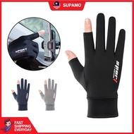 SUPAMO Gym Gloves Sports Exercise Weight Lifting Training Fitness Outdoor Motorcycle Cycling Glove Half Motorcycle Gloves Motor Glove Sarung Tangan Motor Bike Rider Gloves Gym Glove Riding Glove Driving Glove