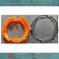 Infinite Achilles Sword and Shield Armor Beyblade Takara Tomy