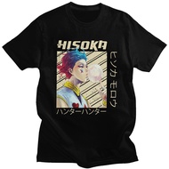 แฟชั่น Hisoka Morow Hunter X Hunter เสื้อยืดผู้ชายอะนิเมะ Morou Hxh Tee แฟนผ้าฝ้ายแท้เสื้อยืด