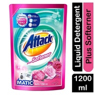 Attack Liquid Matic Detergent Plus Softener - Anti-Odor Tech