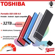 [5-year warranty] TOSHBA Portable SSD 32TB flash memory External Hard Drive