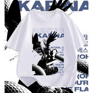 🌟HOT AESPA 2024 คอนเสิร์ต aespa 2024 S - 5XLแฟชั่น เสื้อยืดสตรี