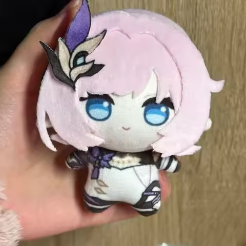 Anime Honkai: Star Rail Cosplay March 7th Firefly Elysia Argenti Luocha Adorable Soft 10cm Backpack 