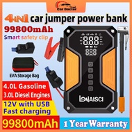 Car Jumper power Bank jump Starter 12V/24V Safety Clip heavy duty powerbank jumper kereta Car Emerge