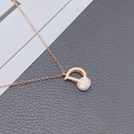 [ Bayar Ditempar ] Kalung Titanium Huruf D / Kalung Titanium Wanita Liontin D1OR / Kalung Titanium A