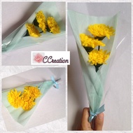 buket bunga 3 bunga kuning