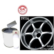 19114 Advan Racing Silver 2k Sport Rim Paint/ Cat Kereta