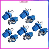 10Pcs LED Bulb Meter Dash B8-5D T5 Lamp with Holder Blue Tuning Auto Car Light