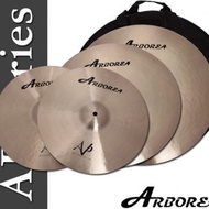 Arborea AP TRADITIONAL cymbal set (B20 cast bronze) Free splash CYMBALS