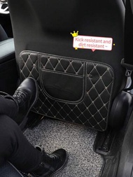1個汽車防踢踏墊,座椅背面儲物袋,個性化汽車貼紙,內飾防污防磨保護