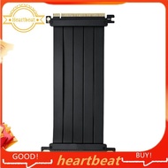 [Hot-Sale] Black PCIe 4.0 X16 GPU Riser Cable 90°/180° 25cm High-Speed Graphics Card Extension Video