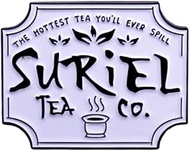 ACOTAR The Hottest Tea You'll Ever Spill Suriel Tea Co. Court Thorn Roses 1.2" Enamel Pin Badge, 1.2