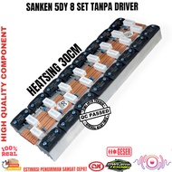 Amplifier Sanken 5dy 8 set tanpa driver Pendingin 30CM