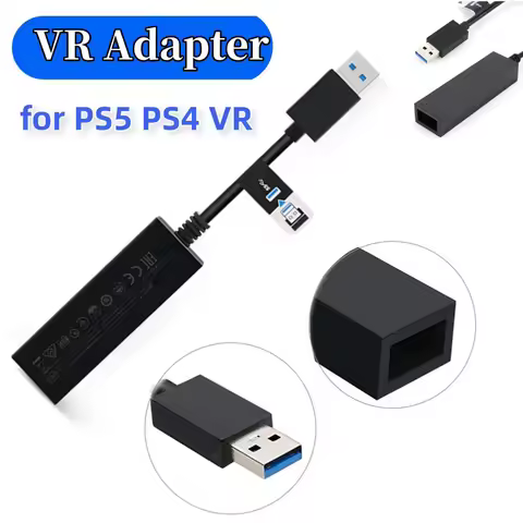 For Playstation 4 Camera Adapter for PS5 Console Mini Camera Adapter USB3.0 VR Connector for PS5 VR 