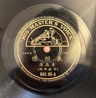 李晶潔 長相憶 暴風雨 78轉唱片