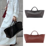 ✨【Boutique】The*Row 2024 New Idaho Cowhide Commuter Large-Capacity Tote Bag, Minimalist Style High-En