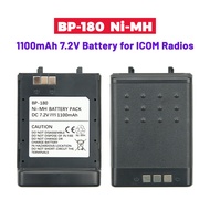 【DC-132】7.2V 1100mAh BP-180 NI-MH Battery for ICOM IC-12A IC-F3 IC-F4 IC-T7A IC-T7H IC-T70 IC-Z1 IC-