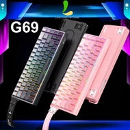 ONIKUMA G69 Mechanical Keyboard - 68 Key Wired Gaming Keyboard, Switch with Hotswap
