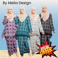 Melia Design Batik Viral Baju Kurung Murah Cotton Moden Ironless Tak Payah Gosok ALL BATIK Cikgu Tradisional Jawa