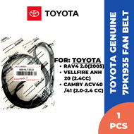 TOYOTA Genuine Fan Belt 7PK1935 For Toyota Vellfire/ Camry/ Rav4 - 90916-T2026