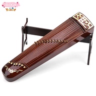 ELO11 Miniature Guzheng Model, Brown Portable Chinese Guzheng Statue, Miniature Wooden Mini Guzheng 