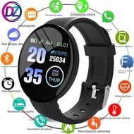 D18 Smart Watch For Android IOS Men Waterproof Smartwatch Women Sleep Monitor Message Fitness Tracke