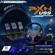 EM18 GAMING CHAIR AND PXN STEERING V99 BUNDLING