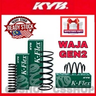 EL K-FLEX PROTON WAJA GEN2 WIRA 1.6 , WIRA SE STANDARD COIL SPRING FRONT AND REAR , KYB NEW ORIGINAL