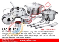 PAnci Stanliess LRC 13 Set Stainless