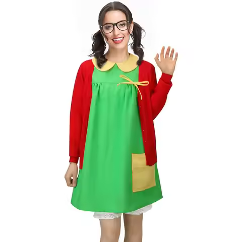 La Chilindrina Cosplay Costume Fancy Dress Mexico TV El Chavo Del Ocho Roleplay Halloween Carnival P