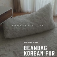 Soft Korean Fur Bean Bag Sofa Bean Bag Relaxing Chair