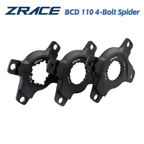 ZRACE UNCHAINED Direct Mount BCD110 4-Bolt Spider for 105 ULTEGRA DURA-ACE Chainring, BCD110 4-Bolt