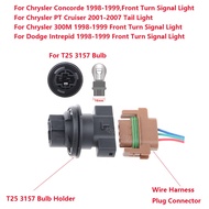 T25 3157 Bulb Holder For Chrysler Concorde 300M Turn Signal Light Socket Connector