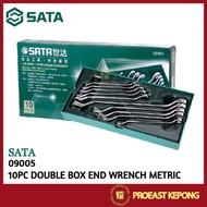 SATA - [ 09905 ] 10PC DOUBLE BOX END WRENCH METRIC