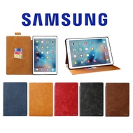 เคสฝาพับ หนัง แท็บเล็ต ใส่นามบัตรได้ FOR SAMSUNG Galaxy Tab S6 Lite P610/P615 TAB S6 T860/T865 TAB A7 2020 T505/T500