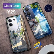 Softcase Glass For VIVO Y29 (4G) & VIVO Y29 (5G) - Case Handphone For VIVO Y29 (4G) & VIVO Y29 (5G) 