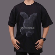 ADLV BLACK FUZZY RABBIT BLACK TEE