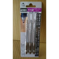 Tax Included Japan ANEX AMK-333 Lower Hole Cone For Woodworking 3mm 3pcs AMK 333 Made In