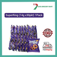 7DAYS: Super Ring 14gm x 30pkt/Snack Super Ring Cheese 1 Bundle 30 Paket/Keropok Super Ring Perisa C