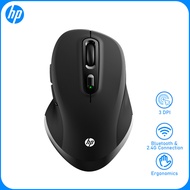 HP FM710Aเมาส์ไร้สายบลูทูธและ2.4G Dual-Ergonomic Designเมาส์สำหรับเล่นเกมส์3DPIสำหรับคอมพิวเตอร์พีซี