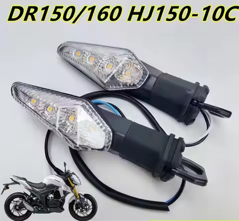 2pcs Motorcycle Light Side Turn Signal Indicator Lamp LED For Haojue DR 160cc DR160S DR 150cc DR 150