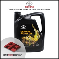 Toyota Genuine Engine Oil Fully Synthetic 5W-30 1Gallon (4Liters)