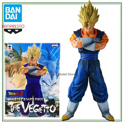 Bandai Original BANPRESTO Anime msp Dragon Ball Z CLEARISE Super Saiyan Vegetto Action Figures Colle