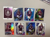 Topps Burnley 般尼英超球員卡