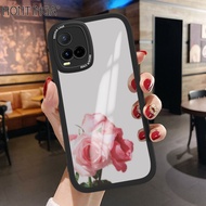เคส Hontinga สำหรับ Vivo Y21 2021 Y21S เคส Y33T Y21T Y33S T1X เคสโทรศัพท์ซิลิโคนนิ่มหนังกระจกเงาน่าร