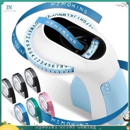 【bairddoro】Embossing Label Maker E975 3D Embossing Label Printer Machine with 6 Rolls Emboss Tapes, 