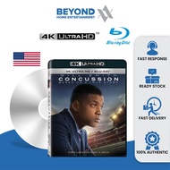 Concussion [4k Ultra HD + Bluray]  Blu Ray Disc High Definition