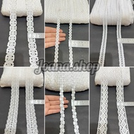Beautiful Patterned Knitted Lace Sizes 1cm to 5cm Price Per Meter